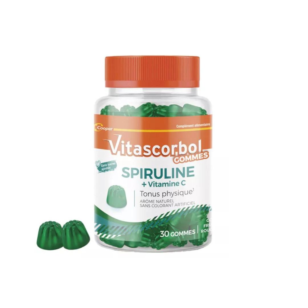 image Vitascorbol Spiruline 30 gommes